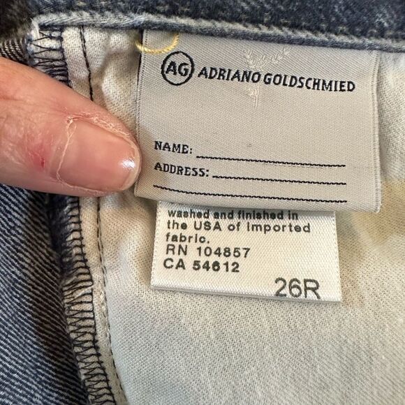 AG ADRIANO GOLDSCHMIED Women Digital Luxe Stilt Cigarette Leg Jeans Blue Size 26 - Picture 13 of 14